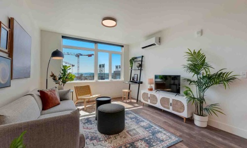 1 bed 1 bath studio apartment modern open concept interior