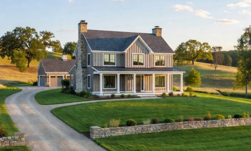 2 bedroom 2 bath farmhouse floor plans header image