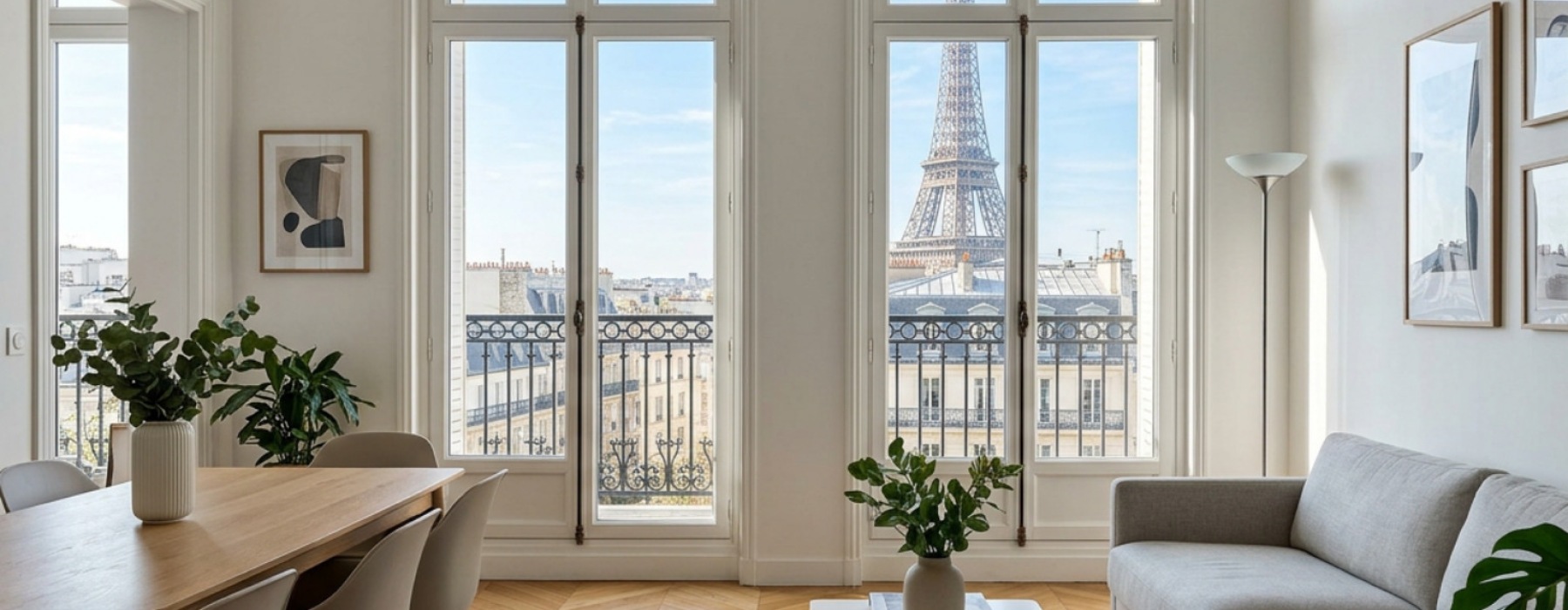 modern parisian apartment