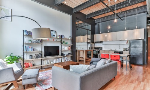Loft apartment interior - what are loft style apartments