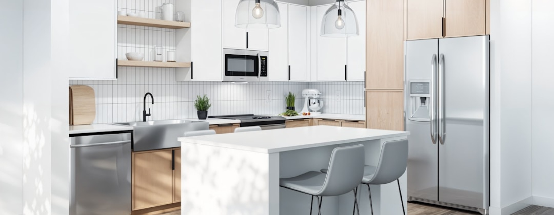 quartz countertops - apartments with quartz countertops
